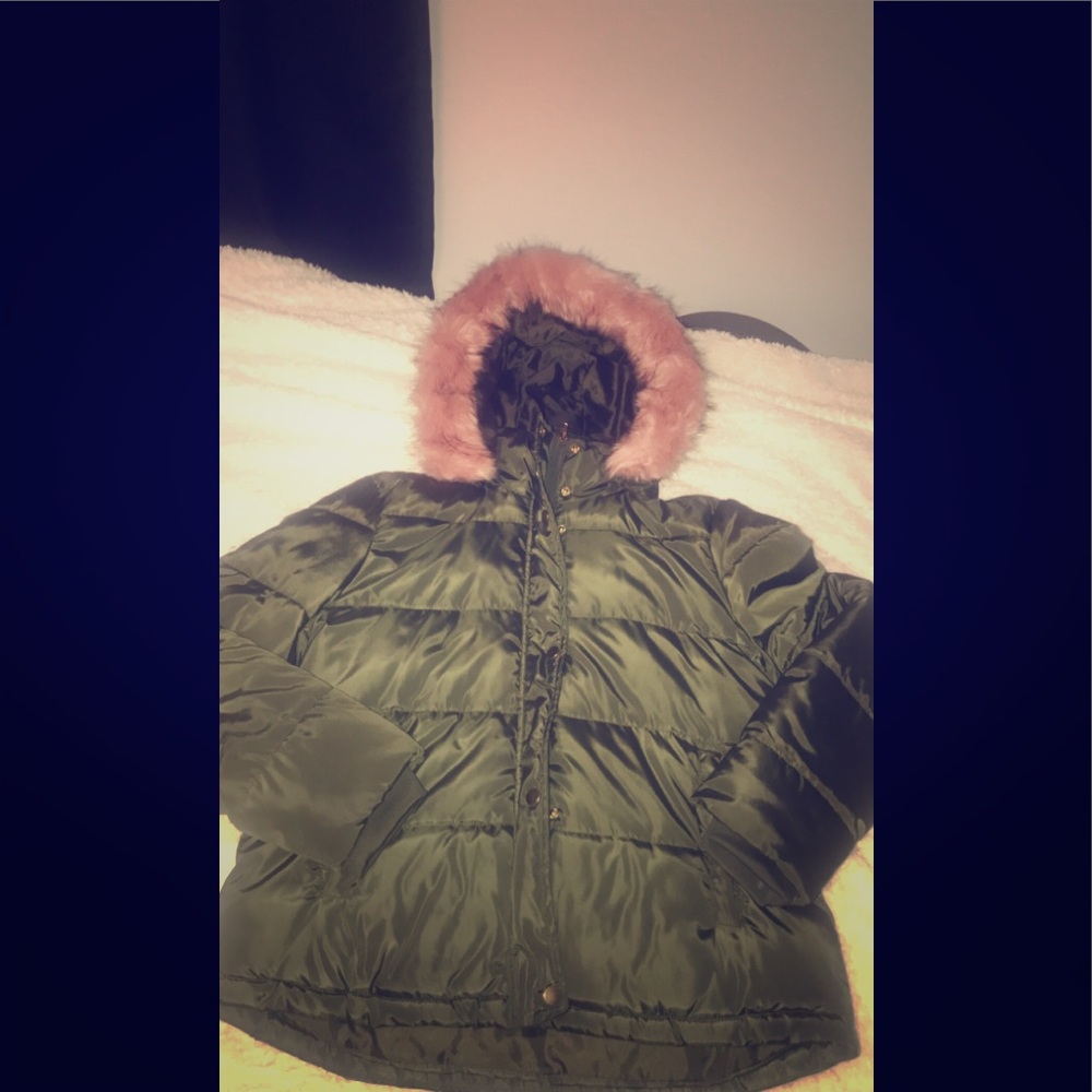 Fashion nova green coat